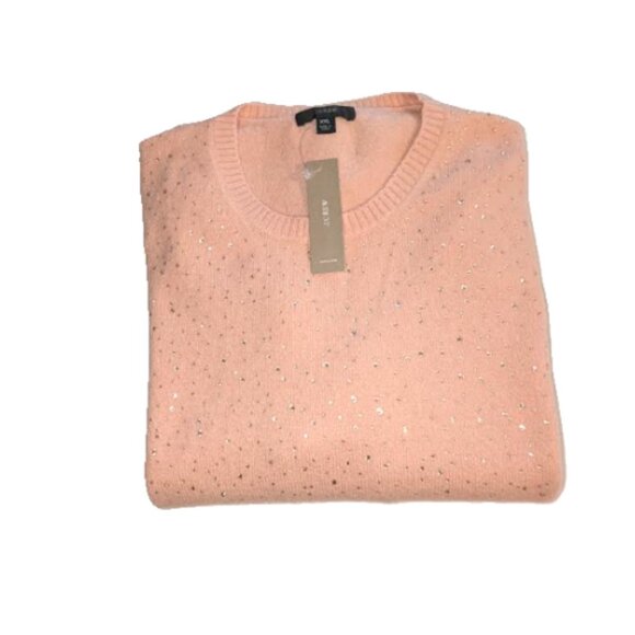 NWT J Crew Blush Gemstone Sweater in Supersoft Yarn - Picture 8 of 8